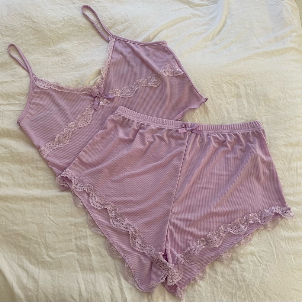 Lavender Pajama Set Size: L